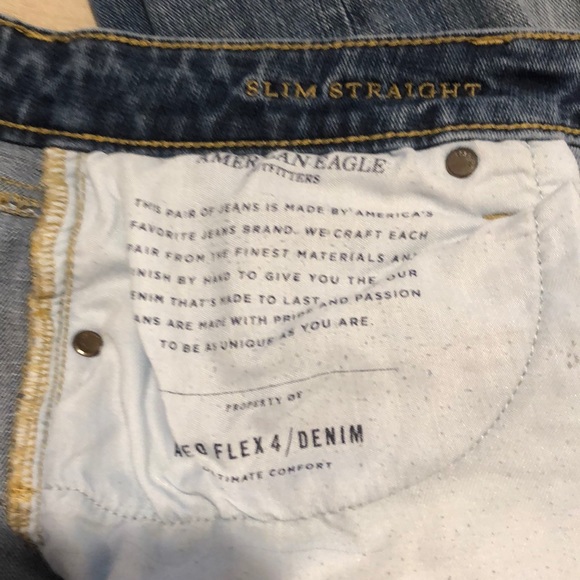 American Eagle Slim Straight Extreme Flex4 32x34 - Picture 8 of 11
